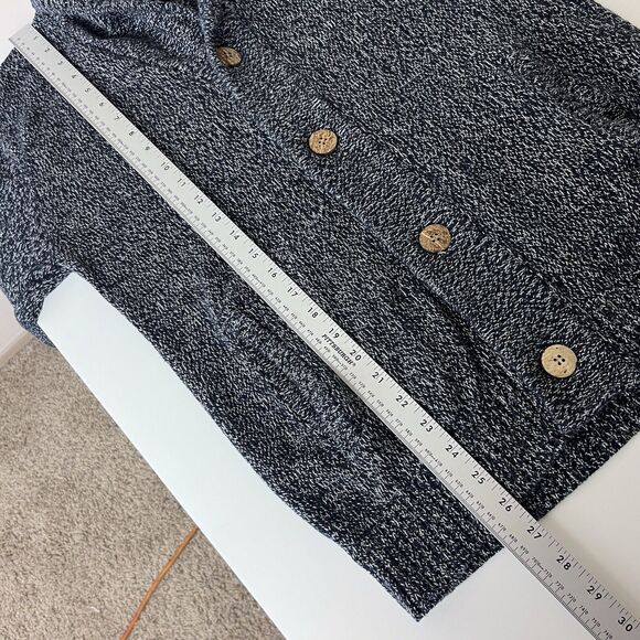 Barney Cools Sweater Mens Small Cabin Shawl Cardigan Button Grandpa Blue - Picture 8 of 11